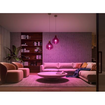 Základní sada Philips Hue WHITE AND COLOR AMBIANCE 3xE27/9W/230V 2000-6500K + Hue bridge