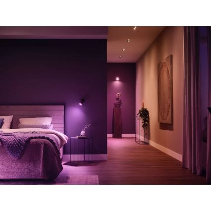 Základní sada Philips Hue WHITE AND COLOR AMBIANCE 3xGU10/4,2W/230V 2200-6500K + Hue bridge