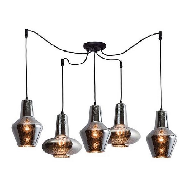 Zambelis 17150 - Lustr na lanku 5xE27/40W/230V pavouk