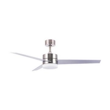 Zambelis 19134 - LED Stropní ventilátor LED/15W/230V 3000/4000/6000K matný chrom + dálkové ovládání