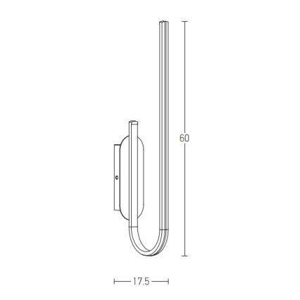 Zambelis 1935 - LED Stmívatelné nástěnné svítidlo LED/18W/230V zlatá