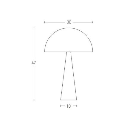 Zambelis 20210 - Stolní lampa 1xE27/25W/230V černá