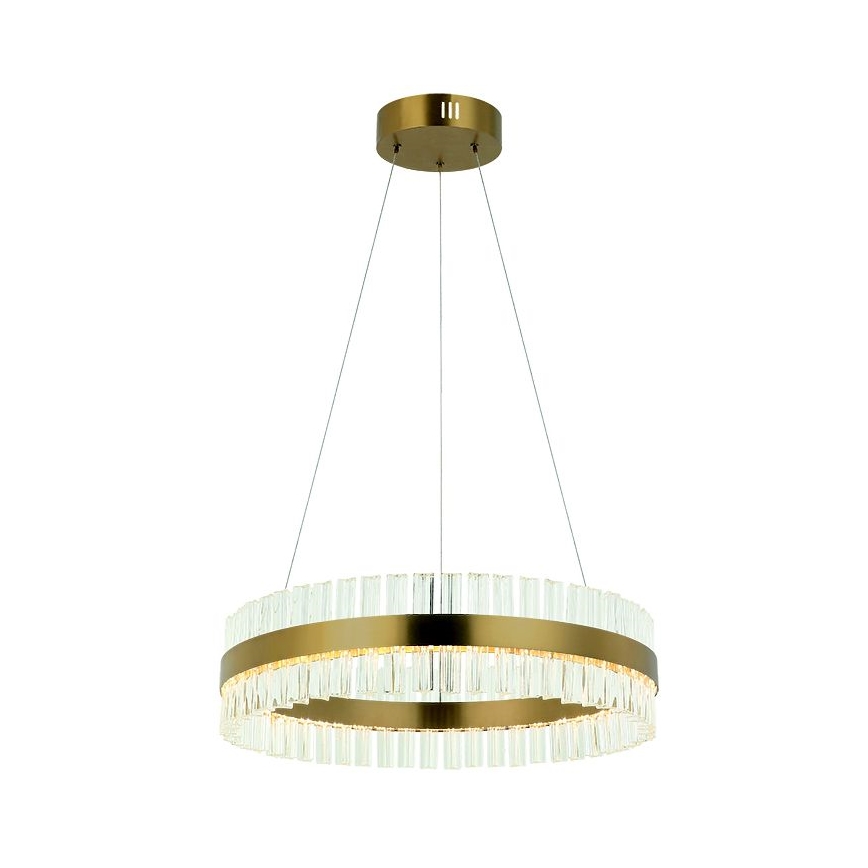 Zambelis 22039 - LED Stmívatelný lustr na lanku LED/56W/230V zlatá