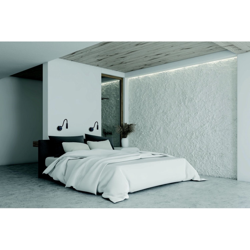 Zambelis 22049 - LED Flexibilní lampička LED/3W/230V CRI90 černá