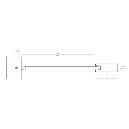 Zambelis 22049 - LED Flexibilní lampička LED/3W/230V CRI90 černá