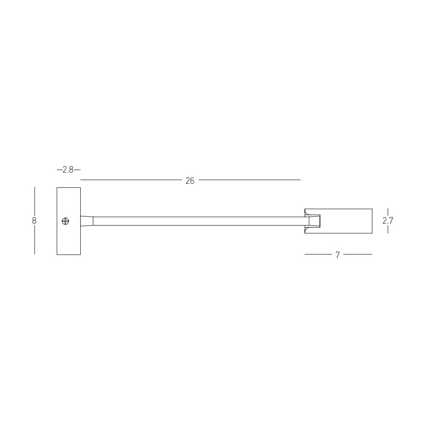 Zambelis 22049 - LED Flexibilní lampička LED/3W/230V CRI90 černá