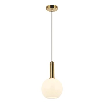 Zambelis 22071 - Lustr na lanku 1xE27/40W/230V pr. 20 cm zlatá