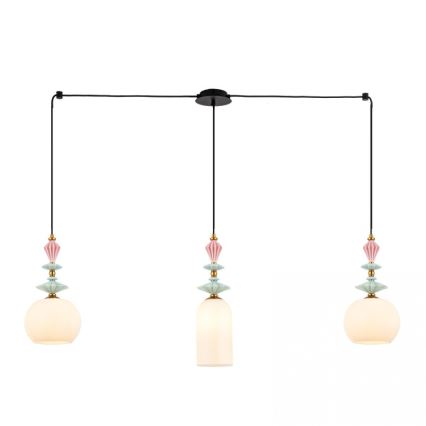 Zambelis A22079 - Náhradní stínidlo k lustru pr. 21 cm bílá