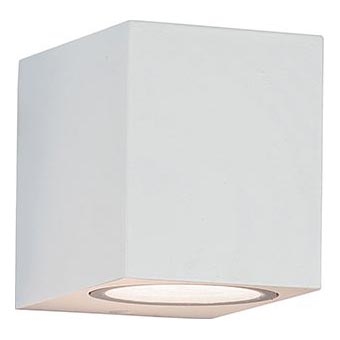 Zambelis E150 - Venkovní nástěnné svítidlo 1xGU10/15W/230V IP54 bílá
