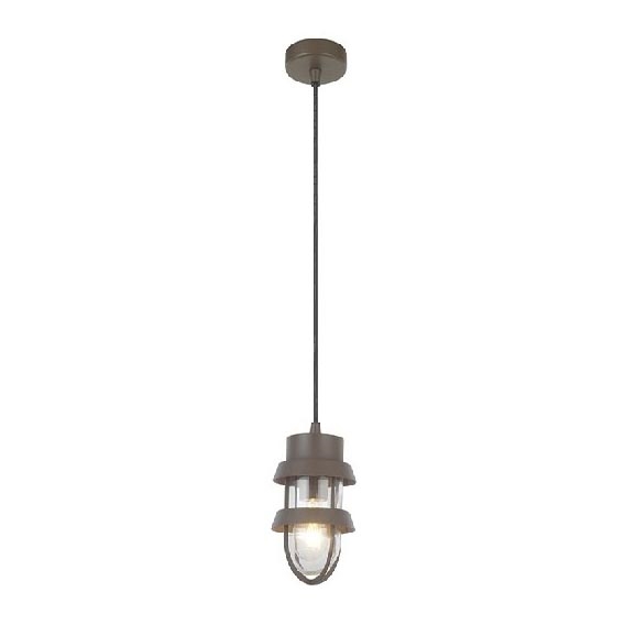 Zambelis E172 - Venkovní lustr 1xE27/40W/230V IP54 hnědá