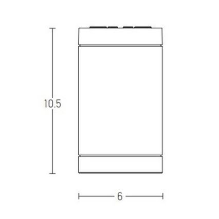 Zambelis E220 - Venkovní bodové svítidlo 1xGU10/7W/230V IP54 bílá