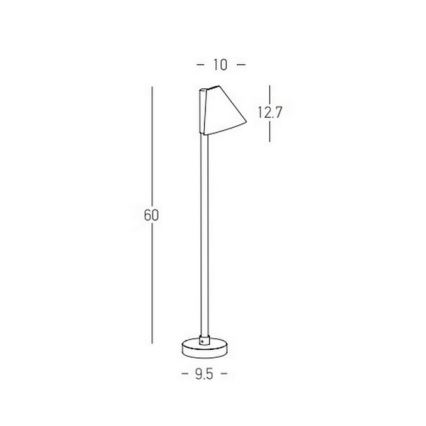 Zambelis E283 - LED Venkovní lampa LED/6W/230V IP65 antracit