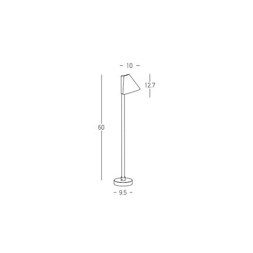 Zambelis E283 - LED Venkovní lampa LED/6W/230V IP65 antracit