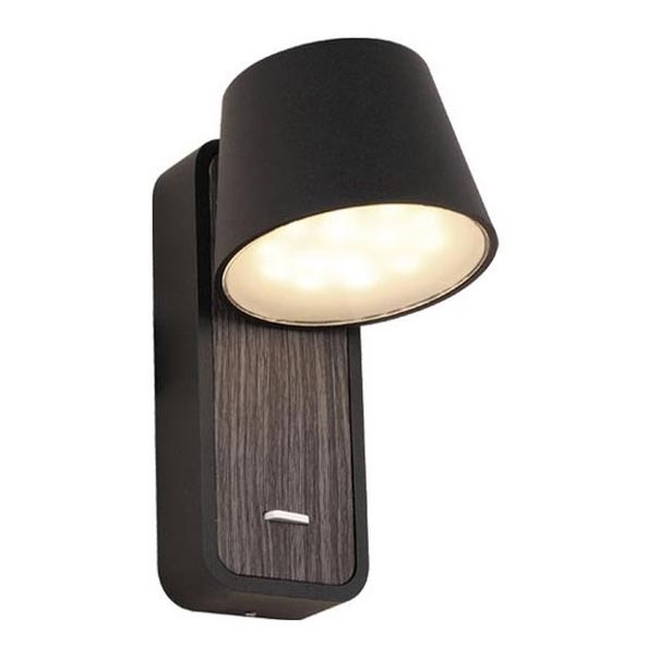 Zambelis H61 - LED Nástěnná lampa LED/7W/230V hnědá