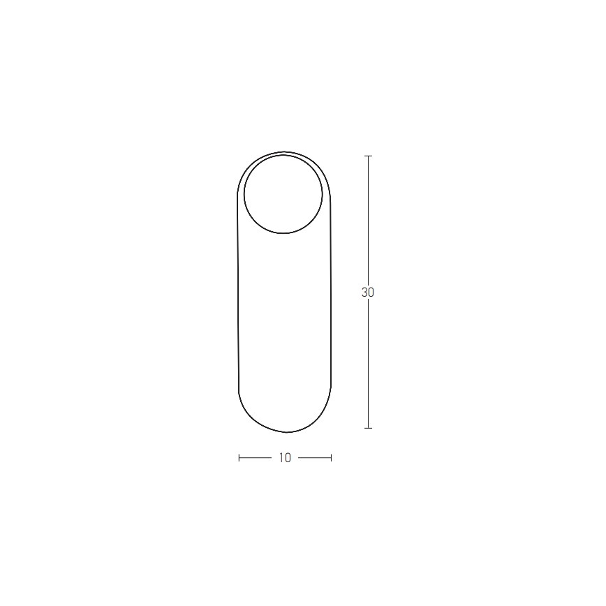 Zambelis H64-B - Nástěnné svítidlo 1xG9/9W/230V černá