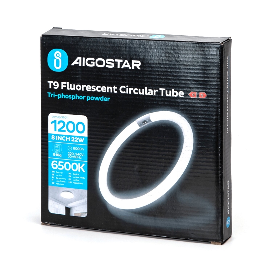 Zářivková trubice T9 G24q-1/22W/230V 6500K - Aigostar
