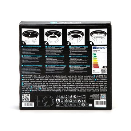 Zářivková trubice T9 G24q-1/22W/230V 6500K - Aigostar