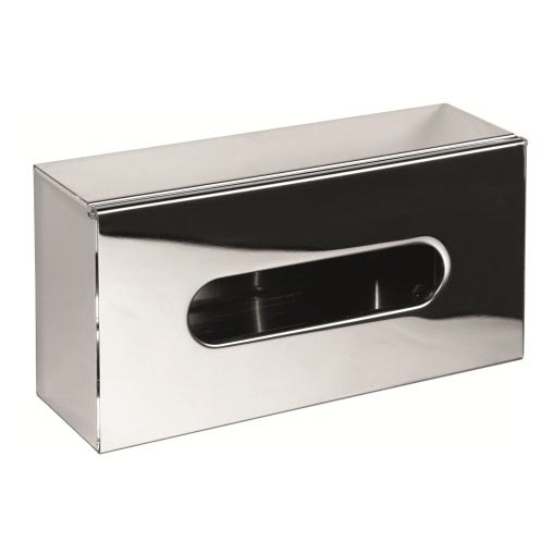 Zásobník kapesníků 25x13 cm nerez/stříbrná
