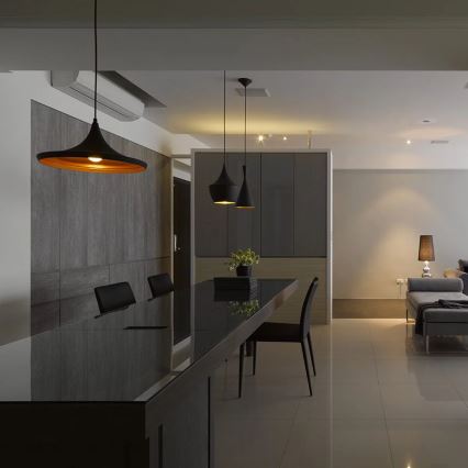 Závěsné svítidlo MODERN E27/60W černá