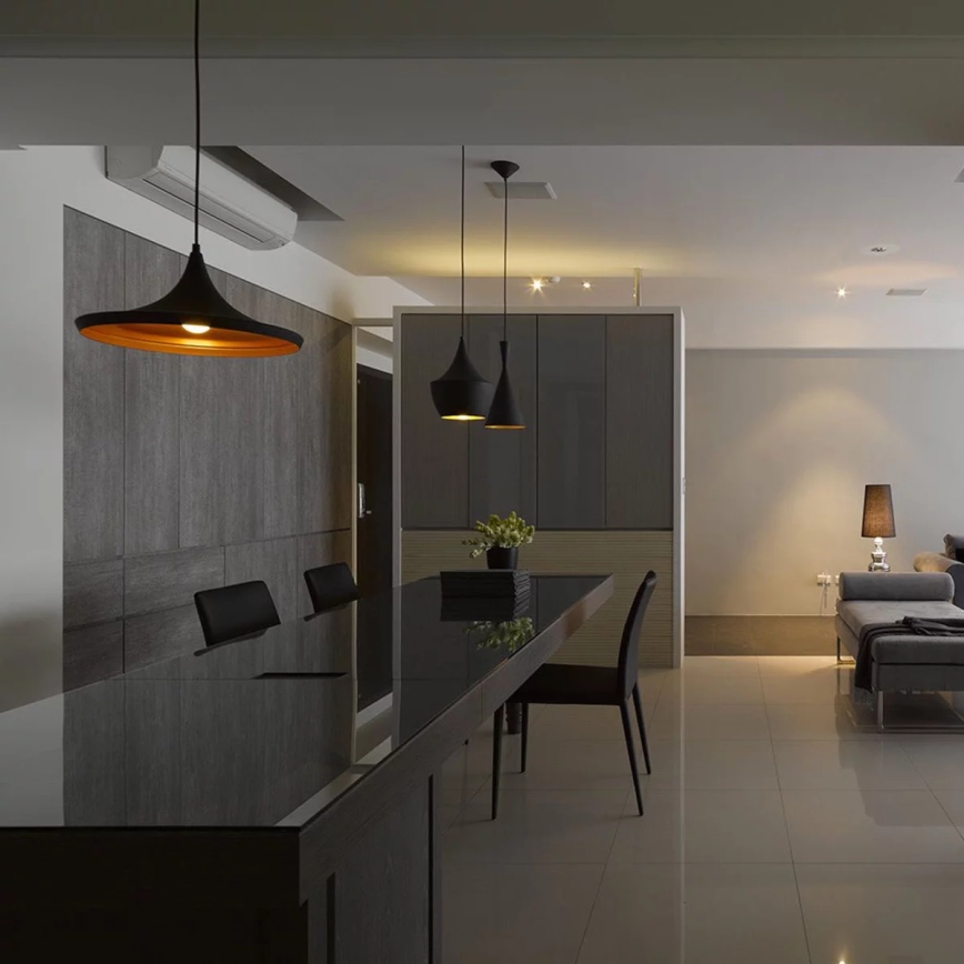 Závěsné svítidlo MODERN E27/60W černá