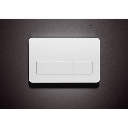 Závěsné WC MIO Rimless + záchodové prkénko SoftClose MIO + splachovací tlačítko DUAL + podomítkový modul + izolační podložka