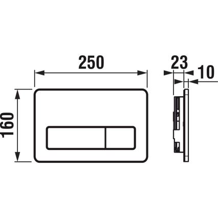 Závěsné WC MIO Rimless + záchodové prkénko SoftClose MIO + splachovací tlačítko DUAL + podomítkový modul + izolační podložka