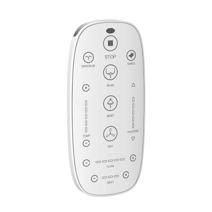 Závěsné WC s bidetem TISVILDELEJE 1600W/230V + záchodové prkénko SoftClose + splachovací tlačítko SIGMA + podomítkový modul + izolační podložka + dálkové ovládání