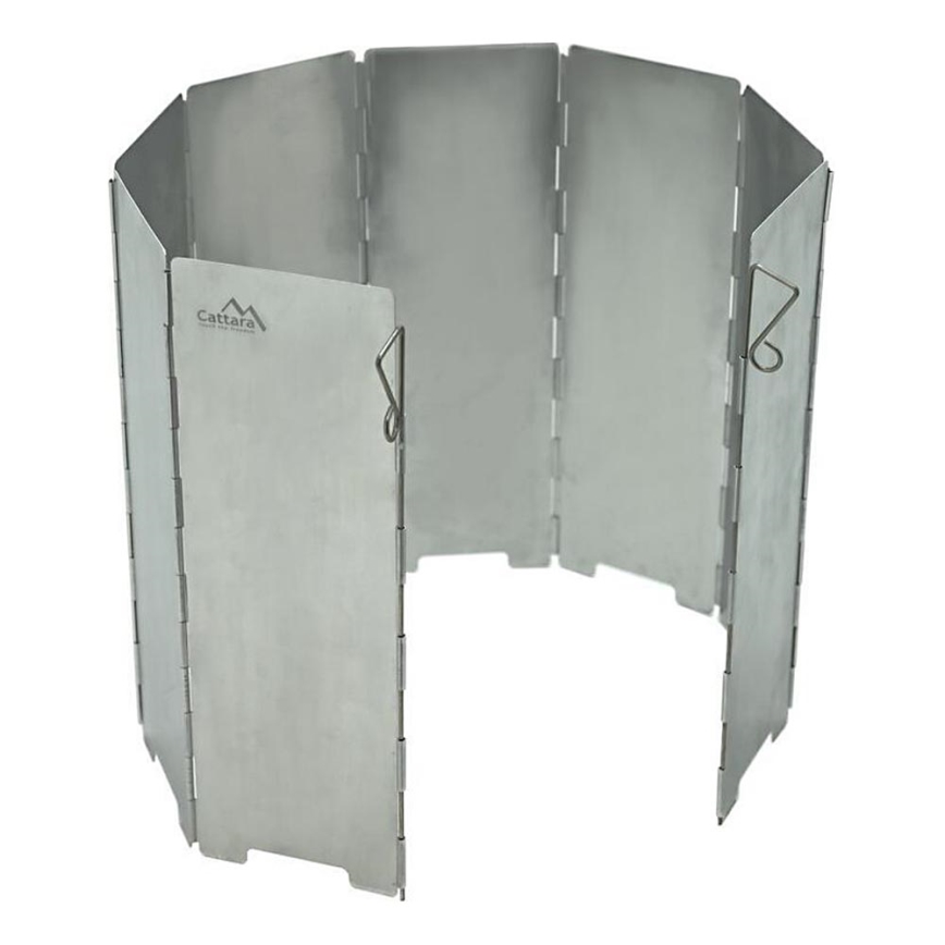 Závětří pro vařič 24x67 cm matný chrom