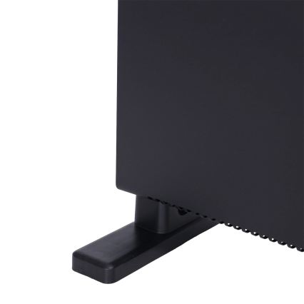 ZEVENTI - Elektrický přímotop/konvektor s LCD displejem 1250/2000W/230V černá + dálkové ovládání