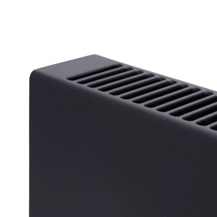 ZEVENTI - Elektrický přímotop/konvektor s LCD displejem 1250/2000W/230V černá + dálkové ovládání