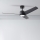 ZEVENTI - LED Stmívatelný stropní ventilátor ORVIETO LED/18W/230V 3000-6000K Wi-Fi Tuya černá + dálkové ovládání