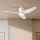 ZEVENTI - LED Stmívatelný stropní ventilátor PADUA LED/18W/230V 3000-6000K Wi-Fi Tuya bílá + dálkové ovládání
