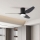ZEVENTI - LED Stmívatelný stropní ventilátor PADUA LED/18W/230V 3000-6000K Wi-Fi Tuya černá + dálkové ovládání