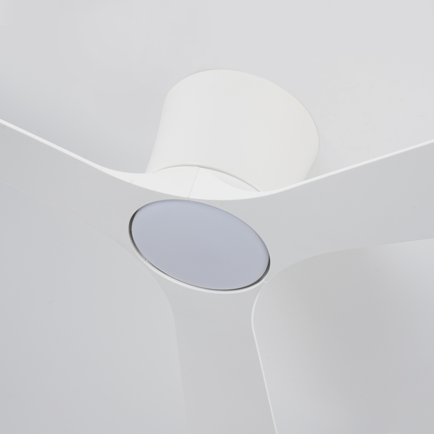 ZEVENTI - LED Stmívatelný stropní ventilátor AUREX LED/24W/230V 3000/4000/6000K Wi-Fi Tuya bílá + dálkové ovládání