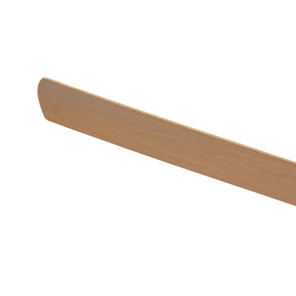 ZEVENTI - LED Stmívatelný stropní ventilátor AUREX LED/24W/230V 3000/4000/6000K Wi-Fi Tuya bílá/dub + dálkové ovládání