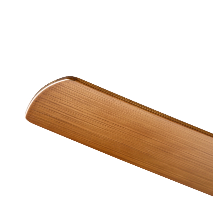 ZEVENTI - LED Stropní ventilátor BARROSA LED/18W/230V 3000/4000/6000K Wi-Fi Tuya hnědá + dálkové ovládání