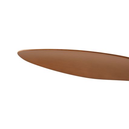ZEVENTI - LED Stmívatelný stropní ventilátor MURO LED/18W/230V 3000-6000K Wi-Fi Tuya černá + dálkové ovládání