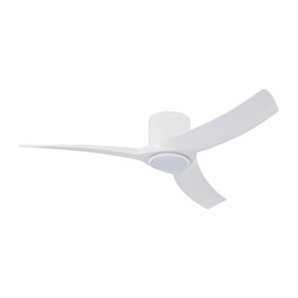 ZEVENTI - LED Stmívatelný stropní ventilátor ORBITO LED/24W/230V 3000/4000/6000K Wi-Fi Tuya bílá + dálkové ovládání