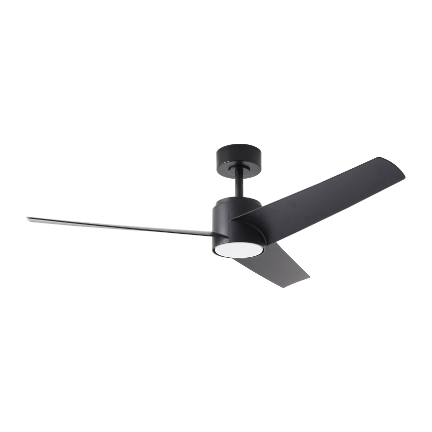 ZEVENTI - LED Stmívatelný stropní ventilátor ORVIETO LED/18W/230V 3000-6000K Wi-Fi Tuya černá + dálkové ovládání