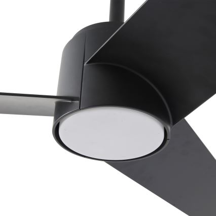 ZEVENTI - LED Stmívatelný stropní ventilátor ORVIETO LED/18W/230V 3000-6000K Wi-Fi Tuya černá + dálkové ovládání