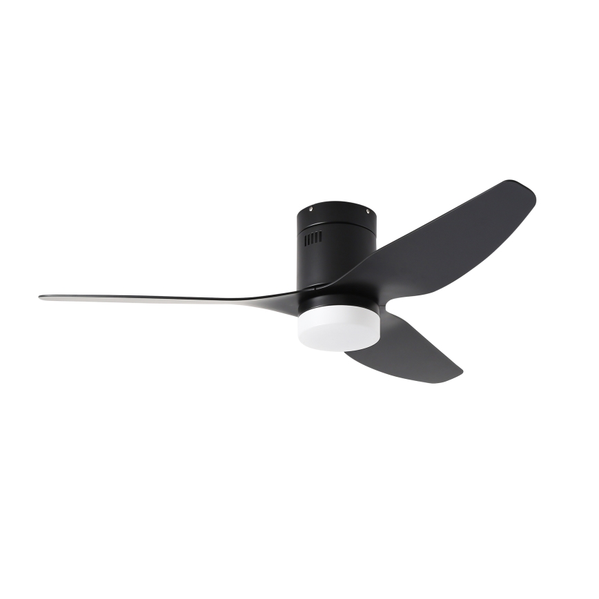 ZEVENTI - LED Stmívatelný stropní ventilátor PADUA LED/18W/230V 3000-6000K Wi-Fi Tuya černá + dálkové ovládání