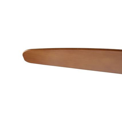 ZEVENTI - LED Stmívatelný stropní ventilátor PADUA LED/18W/230V 3000-6000K Wi-Fi Tuya černá/hnědá + dálkové ovládání
