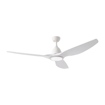 ZEVENTI - LED Stmívatelný stropní ventilátor URBINO LED/20W/230V 3000-6000K Wi-Fi Tuya bílá + dálkové ovládání