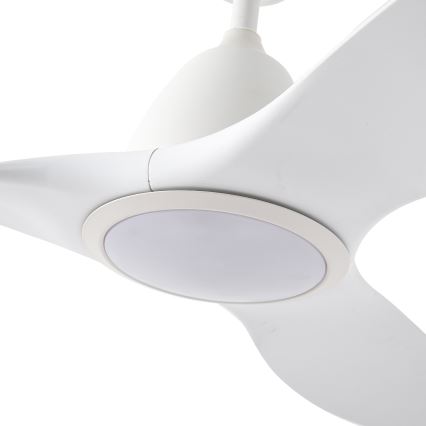 ZEVENTI - LED Stmívatelný stropní ventilátor URBINO LED/20W/230V 3000-6000K Wi-Fi Tuya bílá + dálkové ovládání