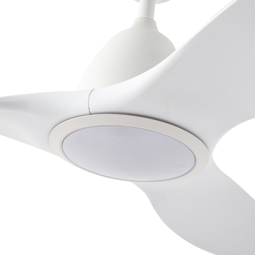 ZEVENTI - LED Stmívatelný stropní ventilátor URBINO LED/20W/230V 3000-6000K Wi-Fi Tuya bílá + dálkové ovládání