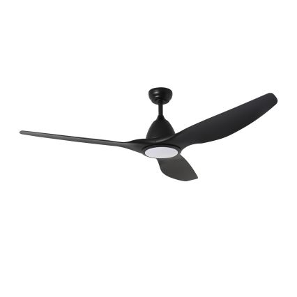ZEVENTI - LED Stmívatelný stropní ventilátor URBINO LED/20W/230V 3000-6000K Wi-Fi Tuya černá + dálkové ovládání
