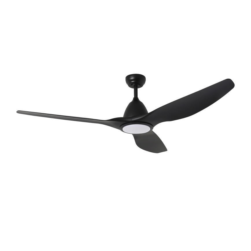ZEVENTI - LED Stmívatelný stropní ventilátor URBINO LED/20W/230V 3000-6000K Wi-Fi Tuya černá + dálkové ovládání