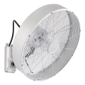 ZEVENTI - Nástěnný ventilátor FANNY 50W/230V matný chrom + dálkové ovládání