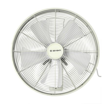 ZEVENTI - Nástěnný ventilátor FREEZE 50W/230V pr. 40 cm bílá + dálkové ovládání