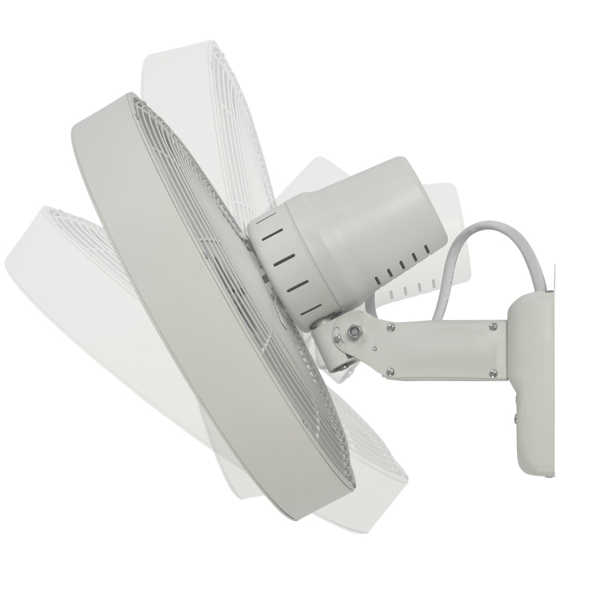 ZEVENTI - Nástěnný ventilátor FREEZE 50W/230V pr. 40 cm bílá + dálkové ovládání